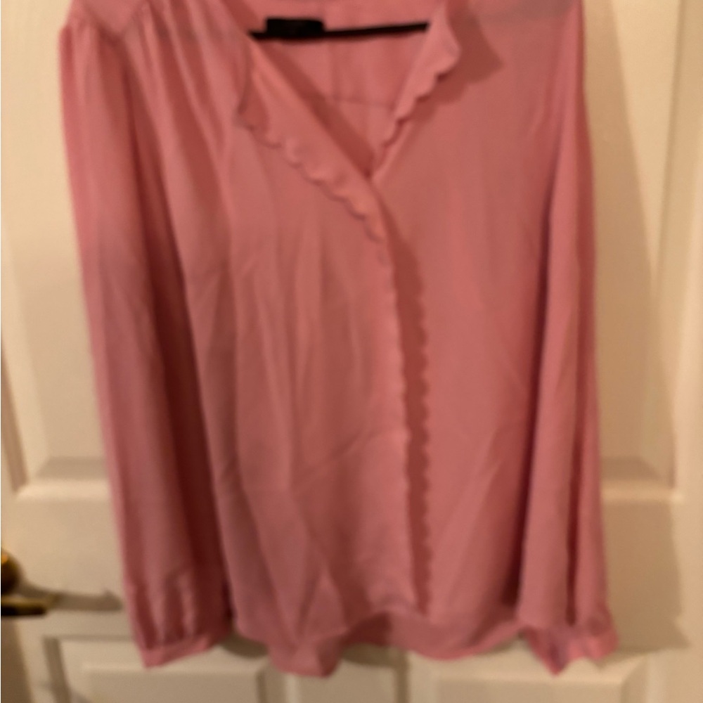 J. Crew Factory Pink Blouse